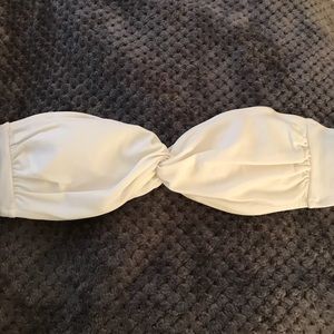 Victoria’s Secret White Bandeau Bikini Top